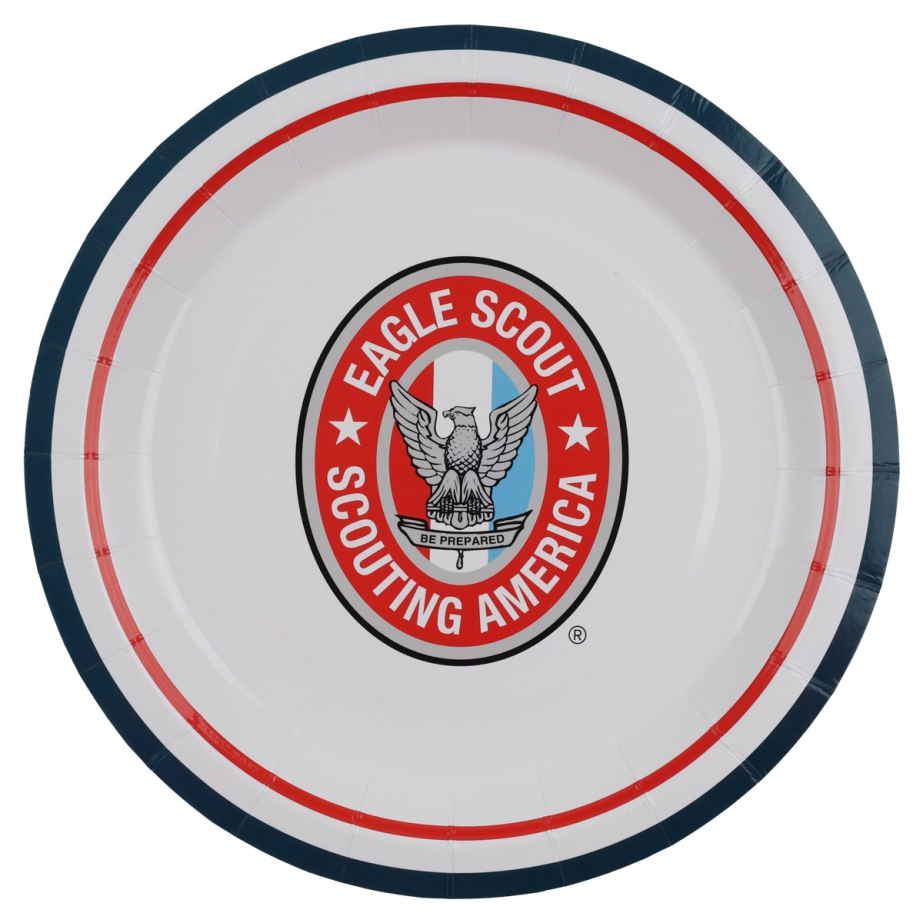 Eagle Scout Lunch Plates 9-in, 25pk