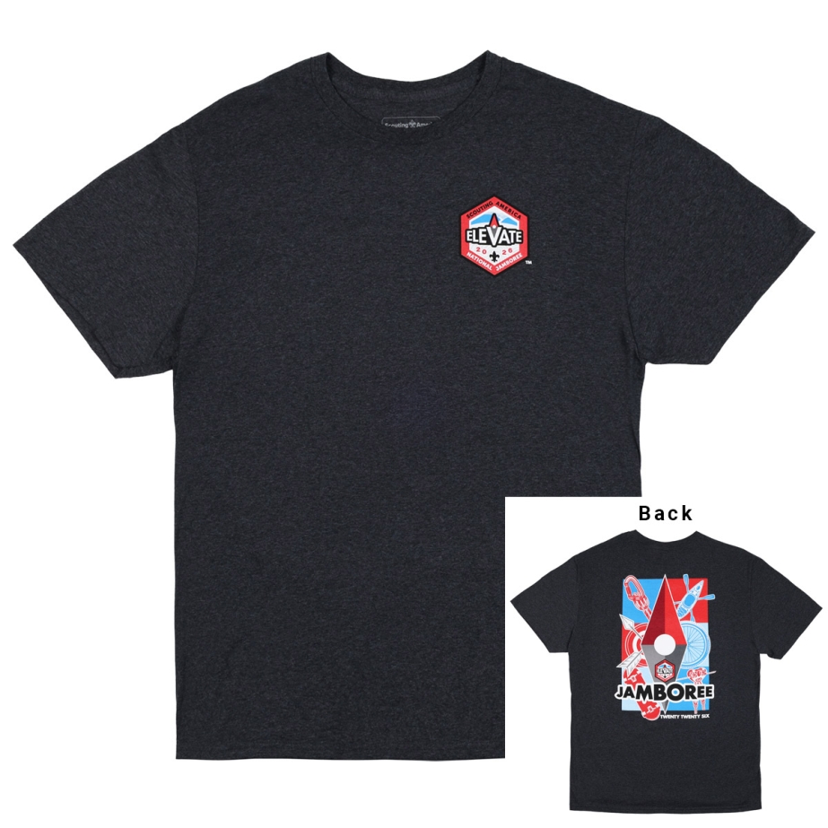 2026 National Jamboree Elevate Compass Icon Crewneck T-Shirt