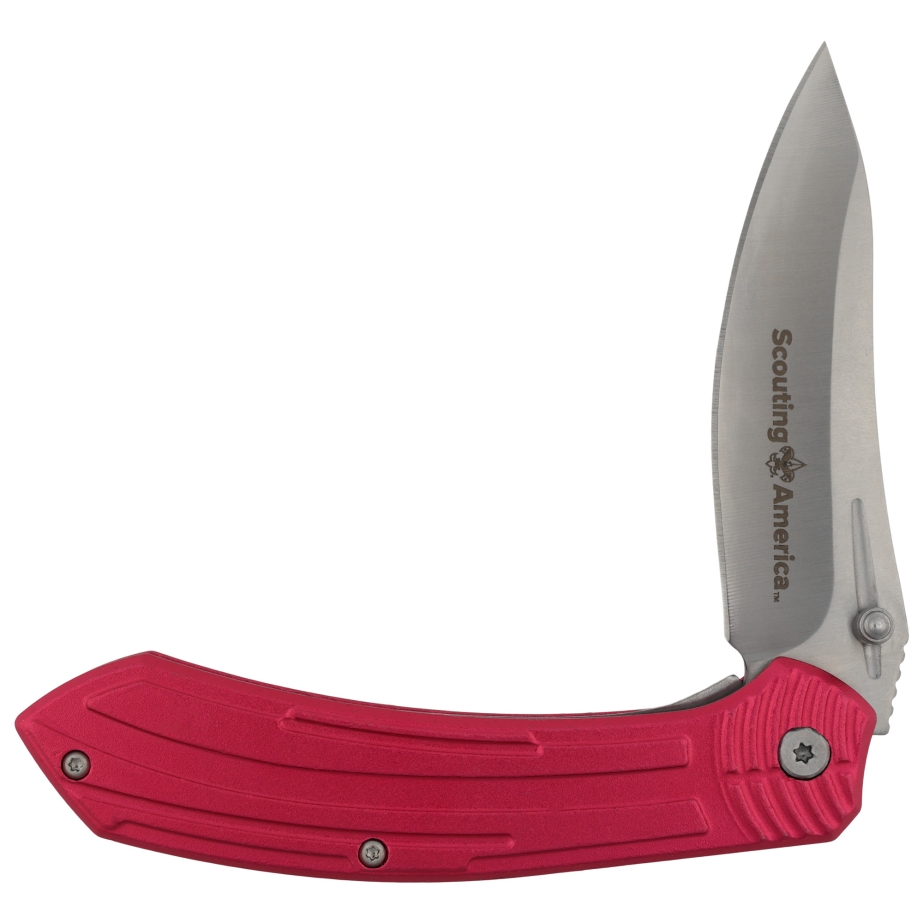 Scouting America Pink Stainless Steele Handle Knife, 3.4" Blade