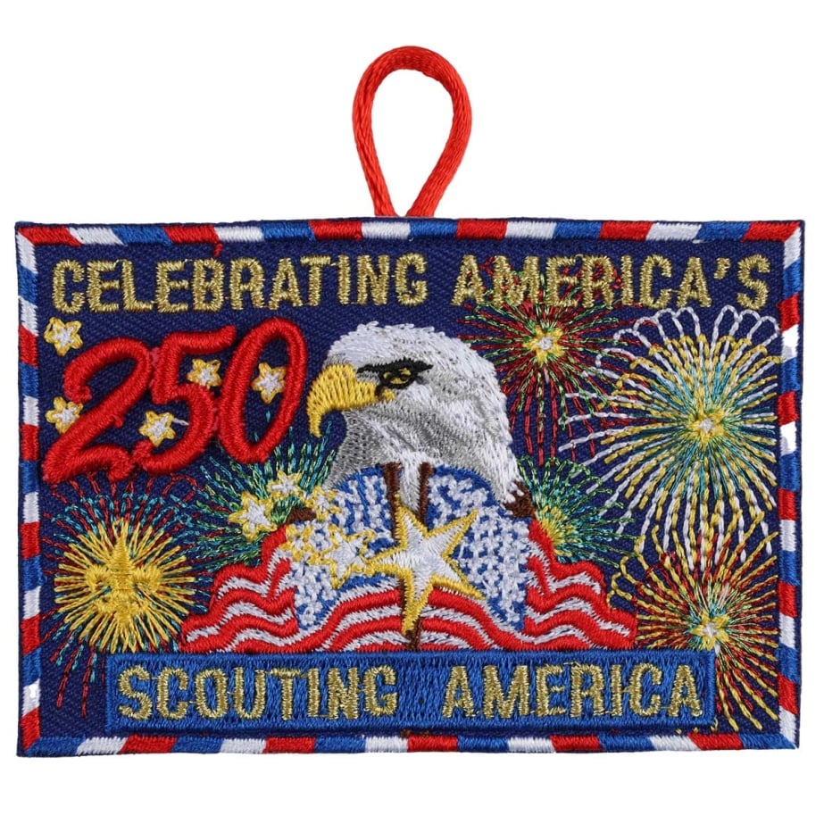 "Celebrating America's 250" Scouting America Emblem