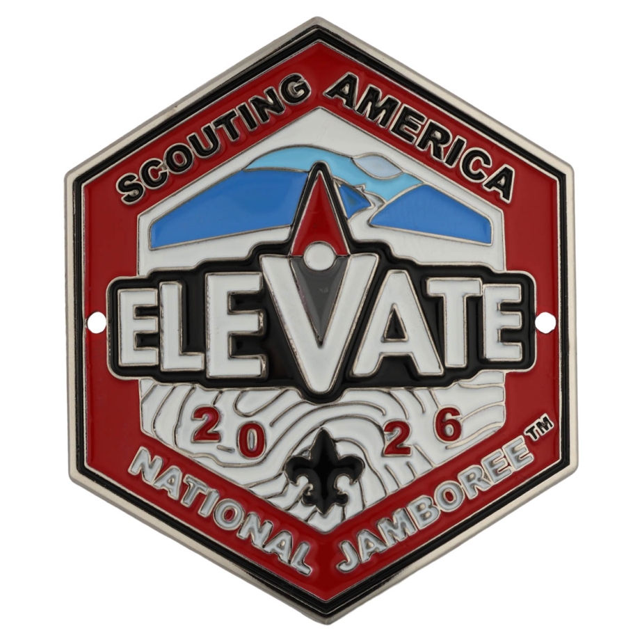 NJ26 Elevate Logo Hiking Shield