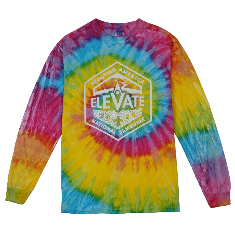 2026 National Jamboree Tie-Dye Long Sleeve T-Shirt - Adult S-3XL