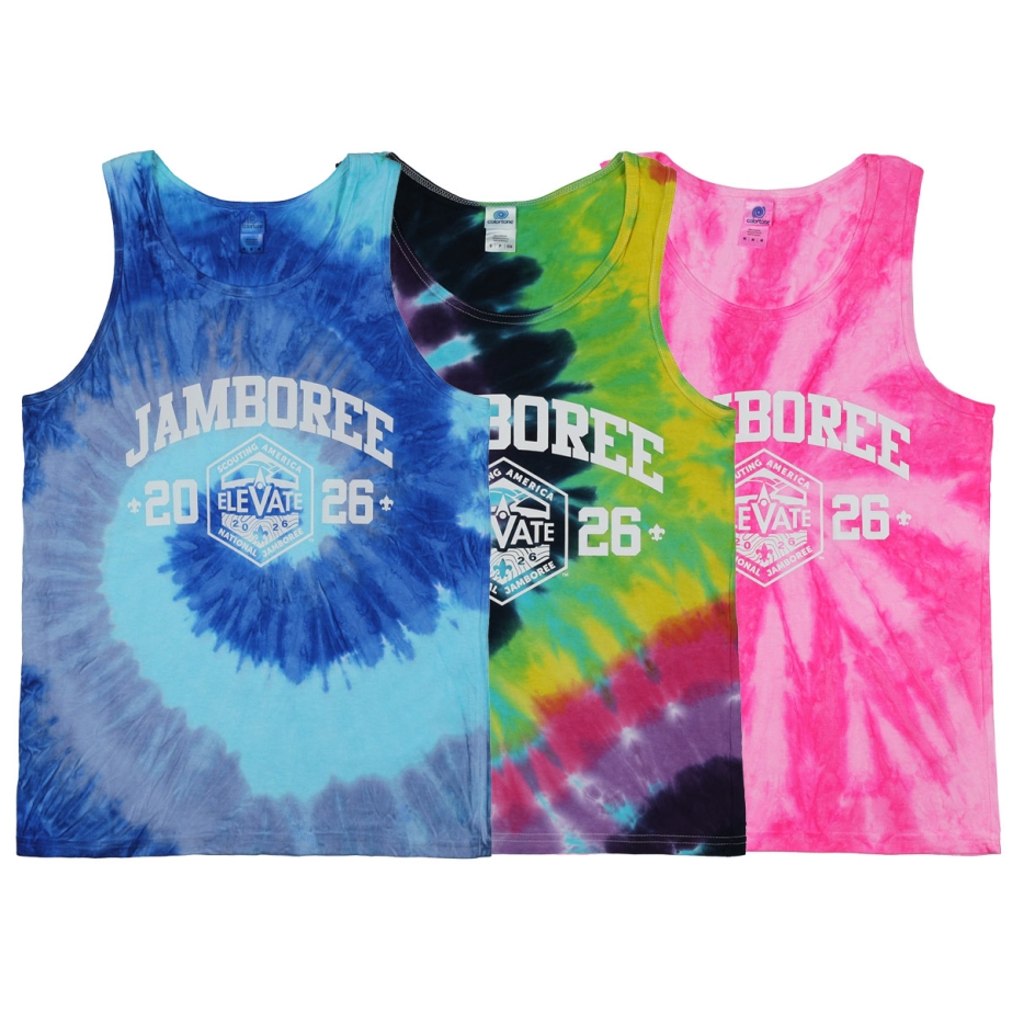 2026 National Jamboree Elevate Tie-Dye Tank Top - Adult S-2XL
