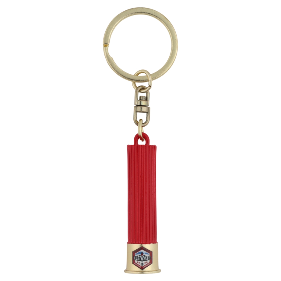 2026 National Jamboree Elevate logo Shotgun Shell keychain