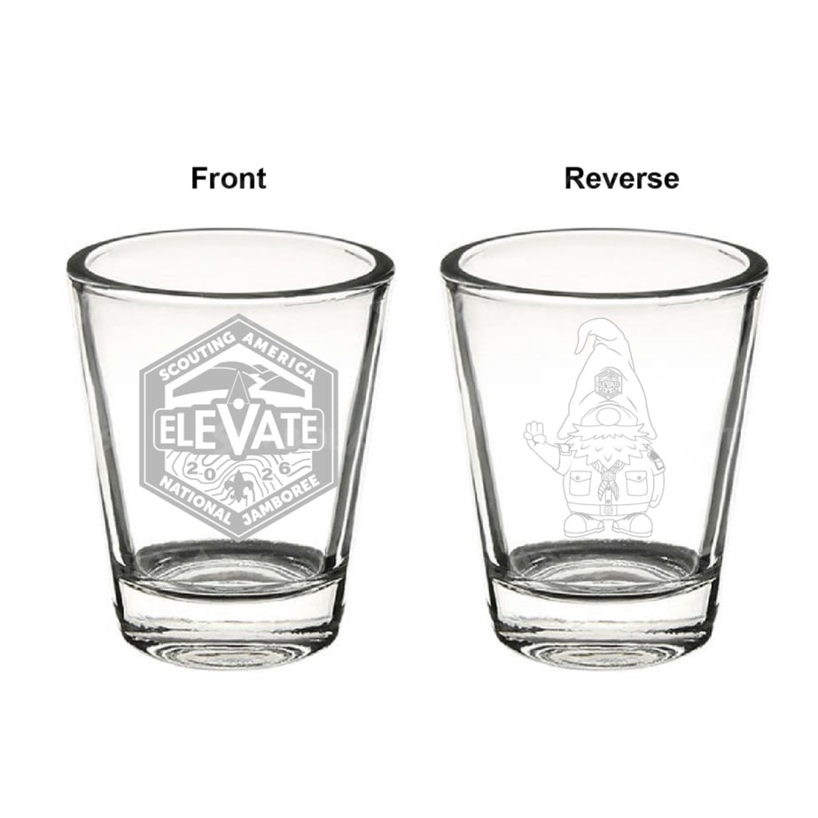 2026 National Jamboree Glass Round Toothpick holder