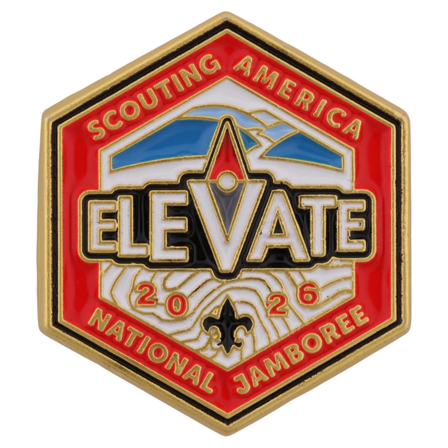 2026 National Jamboree Official Participant Elevate Logo Pin