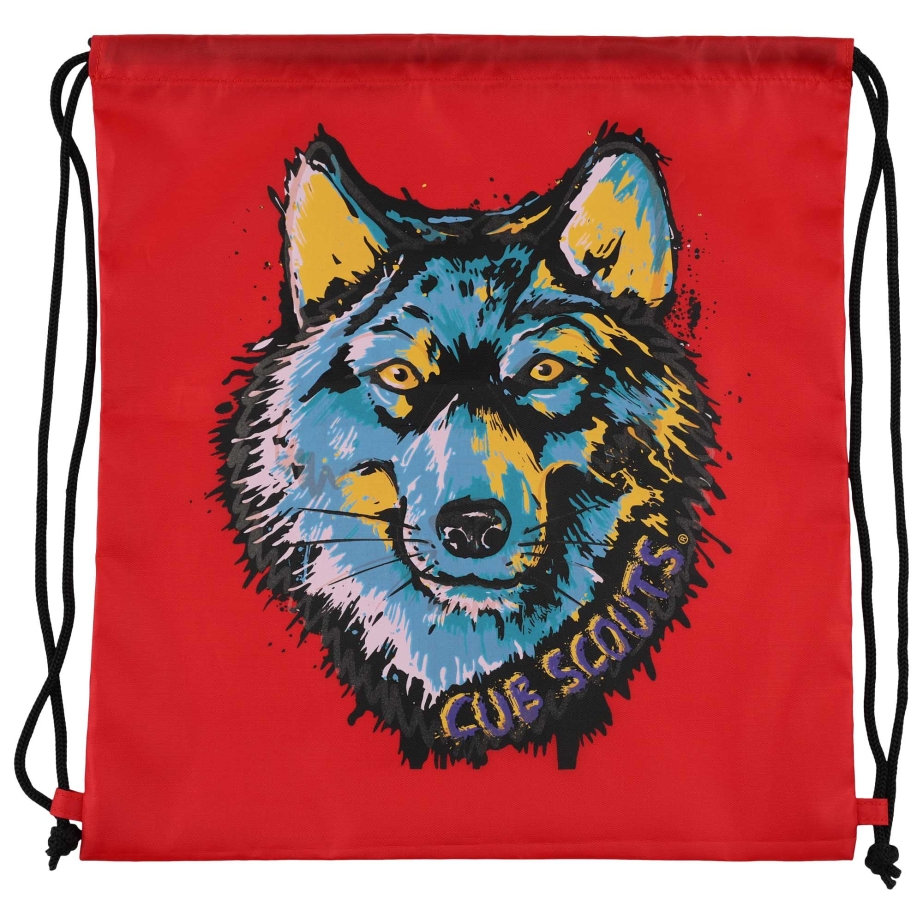 Cub Scout Wolf Rank String Bag