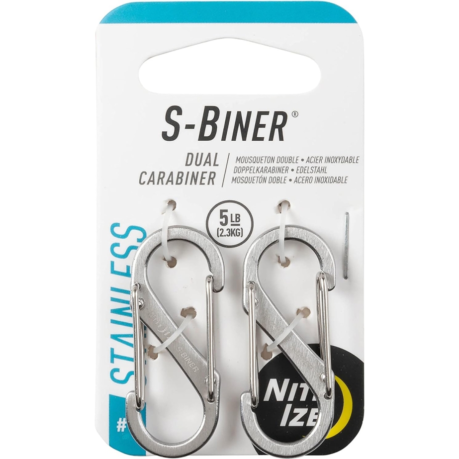 Nite Ize Stainless Steel Dual Carabiner, 2Pk | Scouting America