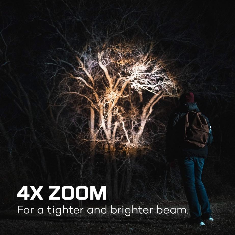 nebo 4x zoom flashlight Nebo Newton 500 LED Flashlight
