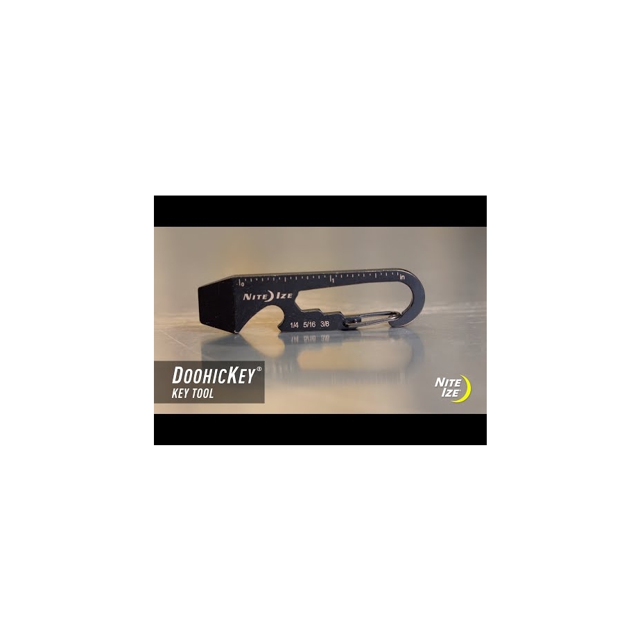 Nite Ize Stainless Steel DoohicKey - 5-in-One Keychain Tool