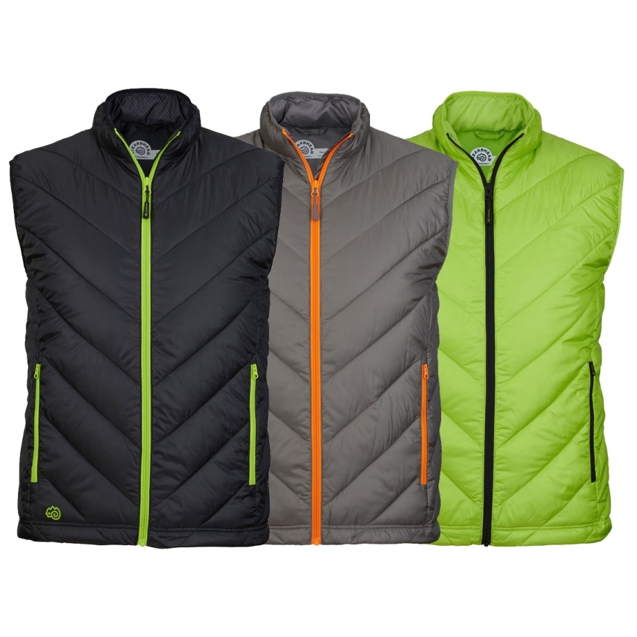 LizardHead Men's Quilted Vest - Water-Resistant, Retains heat even