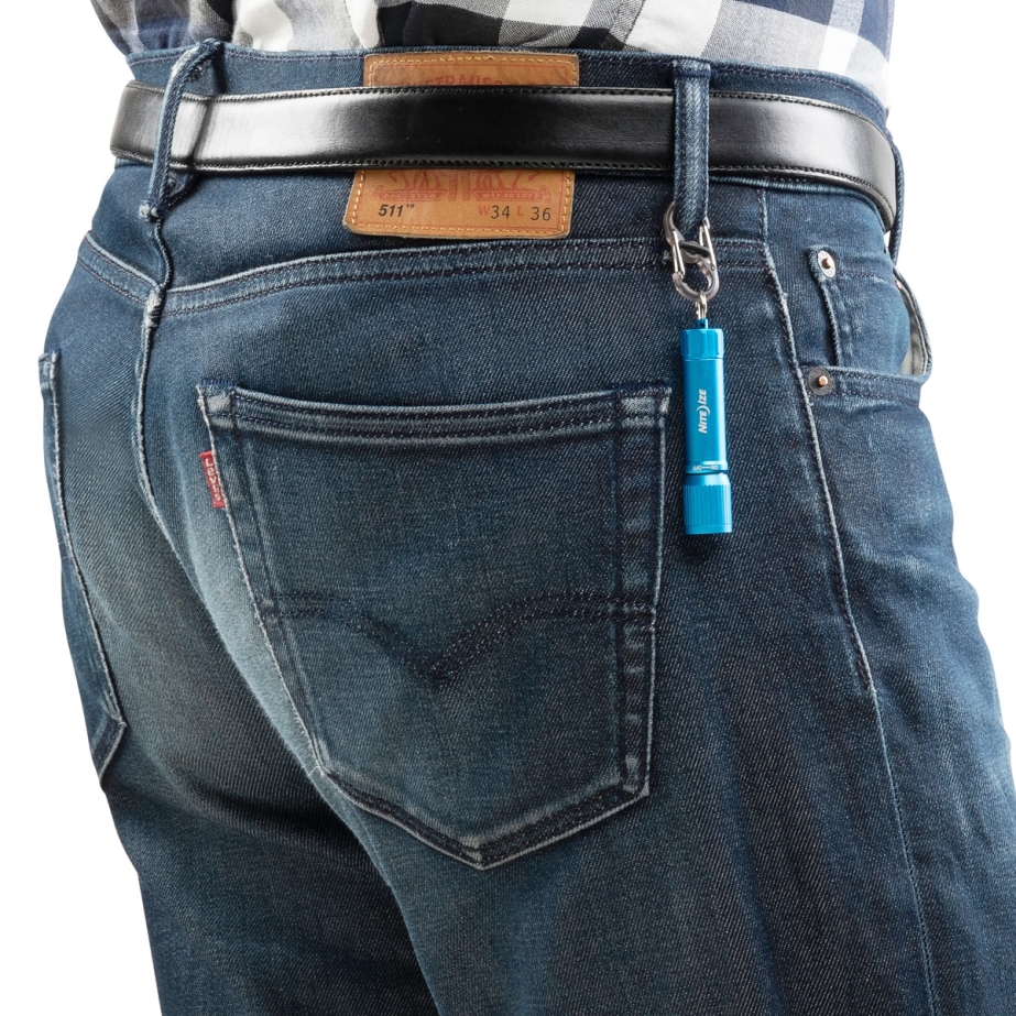 Nite Ize Radiant 100 Keychain Flashlight, Blue | Scouting America