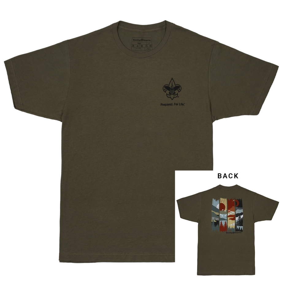 Scouting America Scenic Wilderness Tee - Adult S-2XL