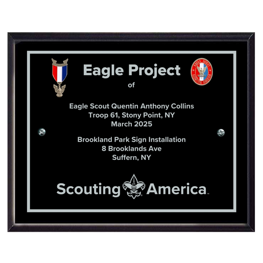 Eagle Scout Project Marker