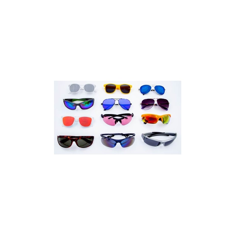 12-pc Assorted Case Pack Polarized Sunglasses