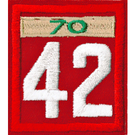 Two-digit Custom Unit Numeral with Veteran Bar