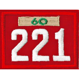 Three-digit Custom Unit Numeral with Veteran Bar