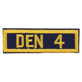 Cub Scout Den Numeral 4
