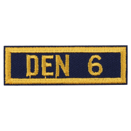 Cub Scout Den Numeral 6