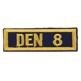 Cub Scout Den Numeral 8