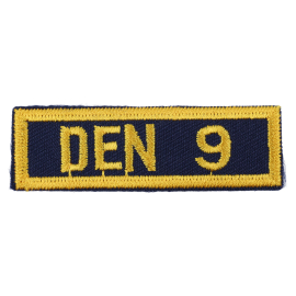 Cub Scout Den Numeral 8