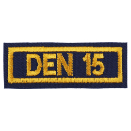 Cub Scout Den Numeral 15