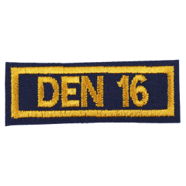 Cub Scout Den Numeral 16