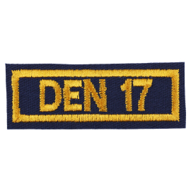 Cub Scout Den Numeral 17