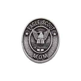 Sterling silver Eagle Scout Mom parent's pin for mothers of Eagle Scouts