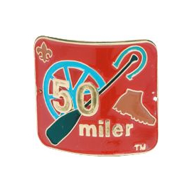 50 Miler Hiking Staff Shield