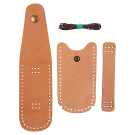 Leather Knife Pouch Kit, Large,