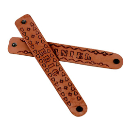 Wristbands with Snaps Leather Craft Kit, 8pk