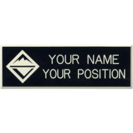 Venturing Two-line Nameplate