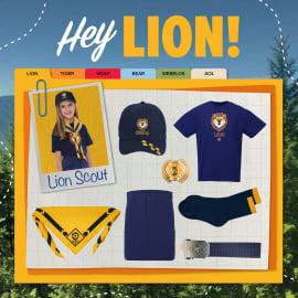 Cub Scouts Lion Rank Uniform Bundle