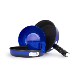 GSI Bugaboo Non-Stick Mess Kit, 4-Piece Ceramic Camping Cooking Set