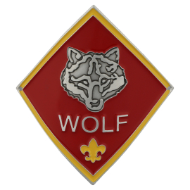 Cub Scouts Wolf Rank Hiking Staff Shield