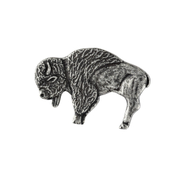 Silver Buffalo Pin