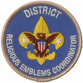 District Religious Emblems Coordinator Emblem