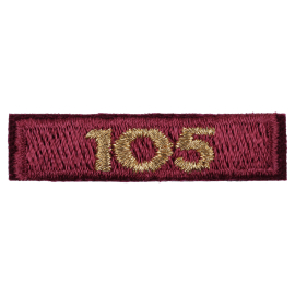 105 Year Veteran Unit Bar Emblem