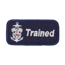 Sea Scouts "Trained" Strip Emblem