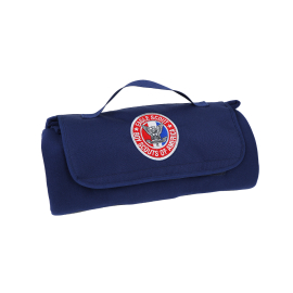 Eagle Scout Fleece Roll-Up Blanket, Navy