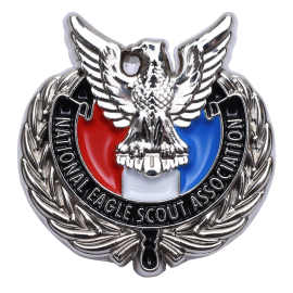 National Eagle Scout Association (NESA) Silver Wreath Lapel Pin