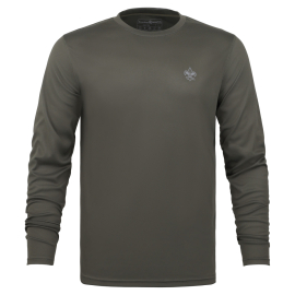 Scouts BSA Performance Long Sleeve Shirt, Green-Adult S-3XL