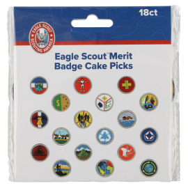Eagle Scout Merit Badge Cake Picks