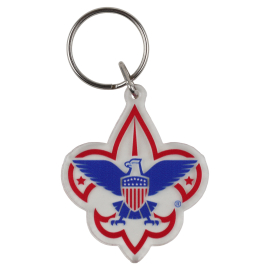 Scouting America Fleur De Lis Key Ring