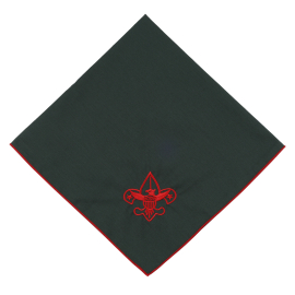 Scouting America Universal Emblem, Embroidered, Green/Red