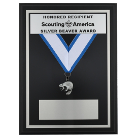 Silver Beaver Award Recipient Plaque