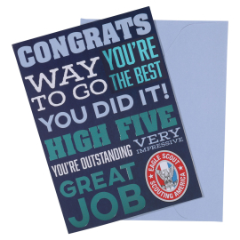 Eagle Scout Way To Go Card