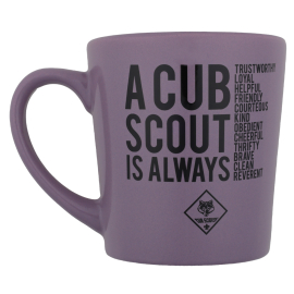 Cub Scouts Scout Law Sublimation Mug 18 oz, Purple