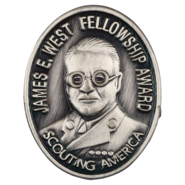 James E. West Fellowship Award Silver Level Pin